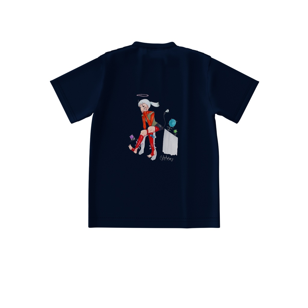 宇宙人A 紺Tシャツ
