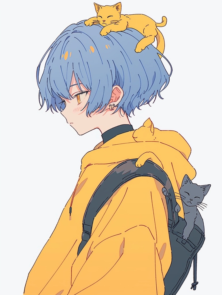 二次元アイコンイラスト作成