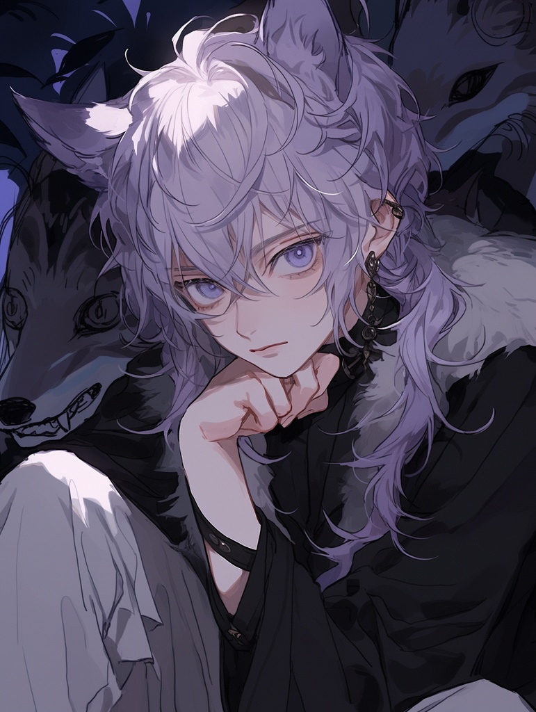 二次元アイコンイラスト作成