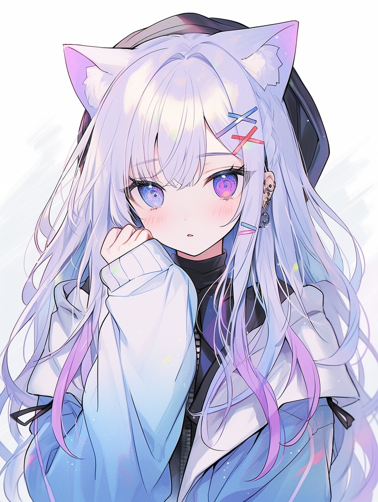 二次元アイコンイラスト作成