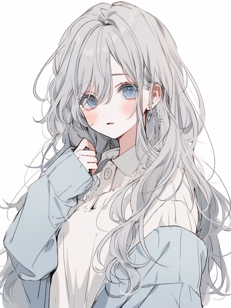 二次元アイコンイラスト作成