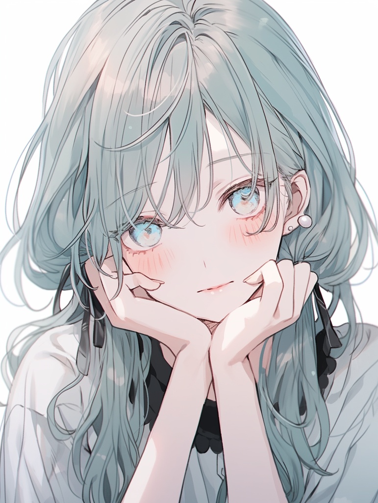 二次元アイコンイラスト作成