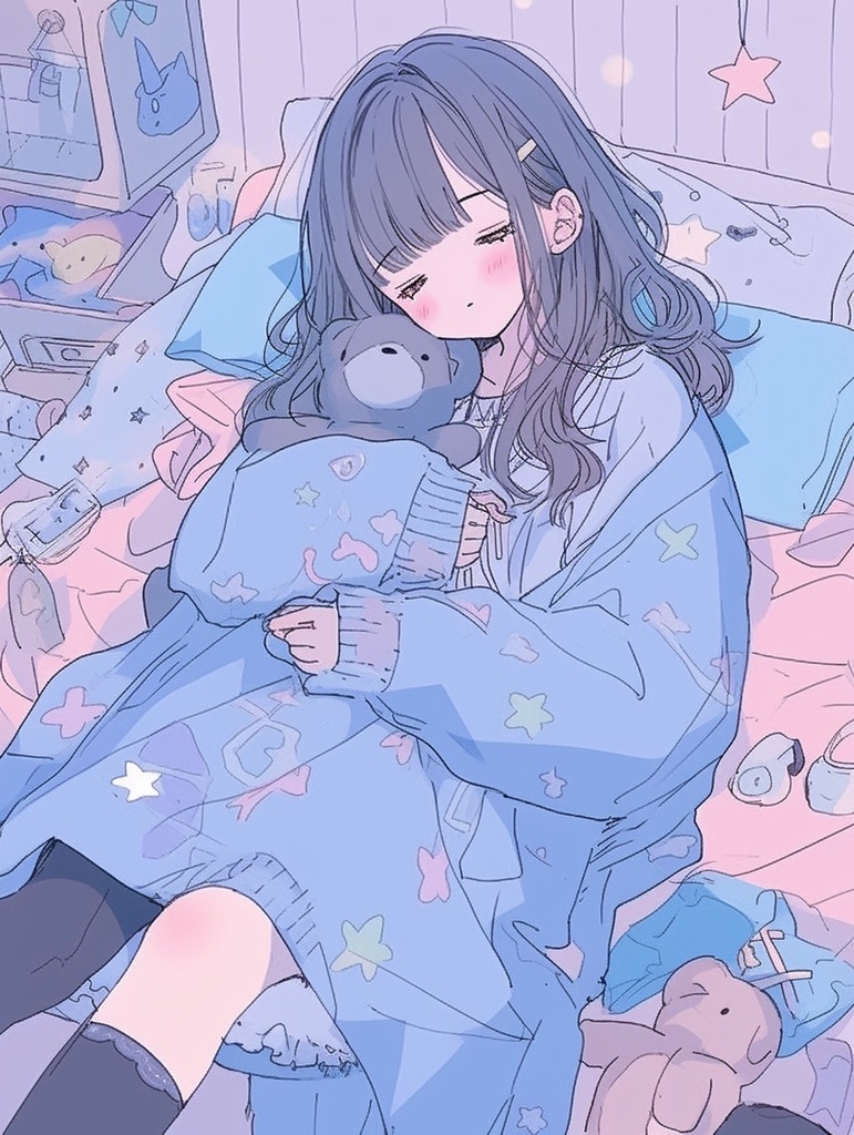 二次元アイコンイラスト作成