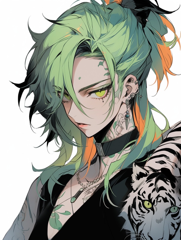 二次元アイコンイラスト作成