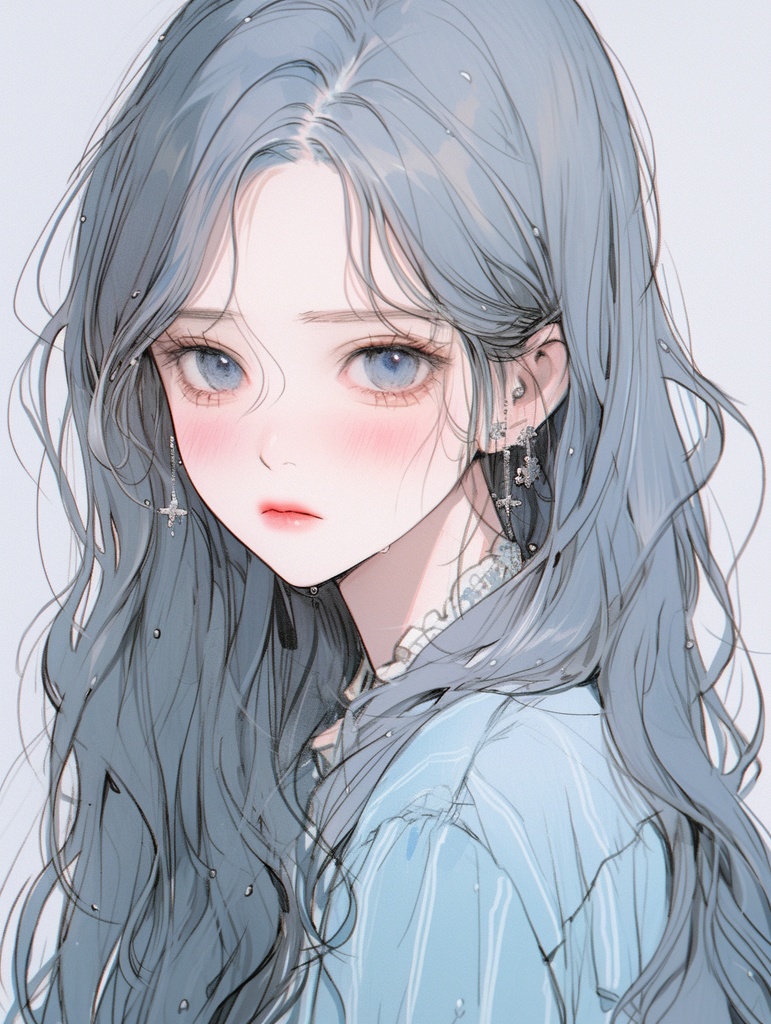 二次元アイコンイラスト作成