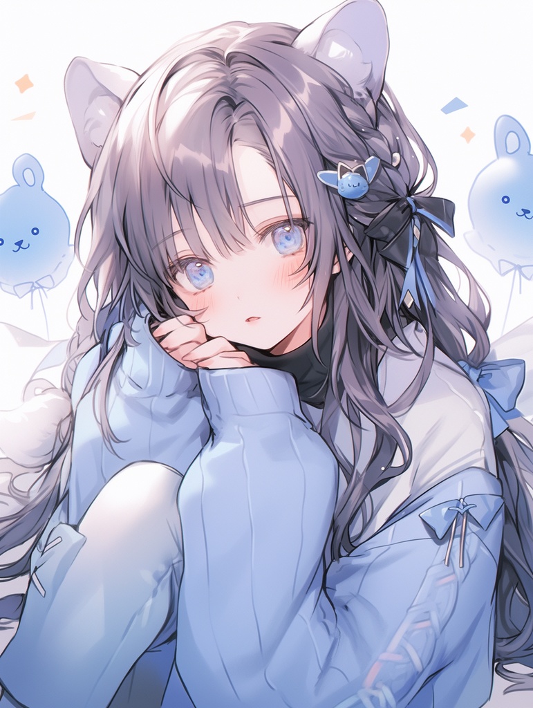 二次元アイコンイラスト作成