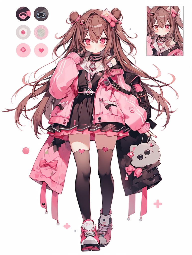 二次元アイコンイラスト作成