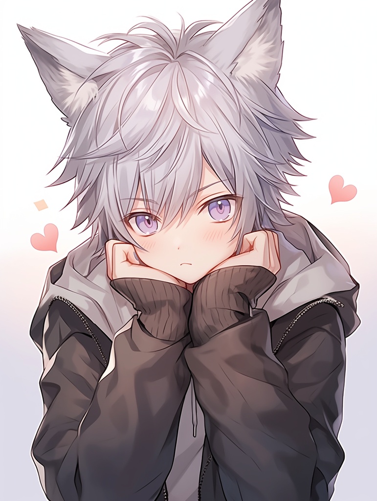 二次元アイコンイラスト作成