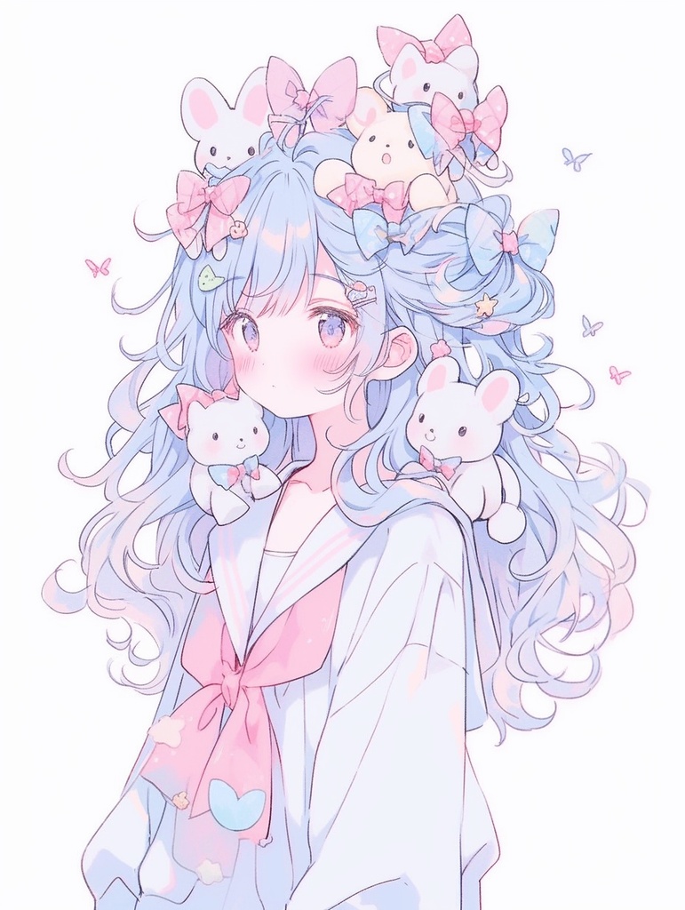 二次元アイコンイラスト作成