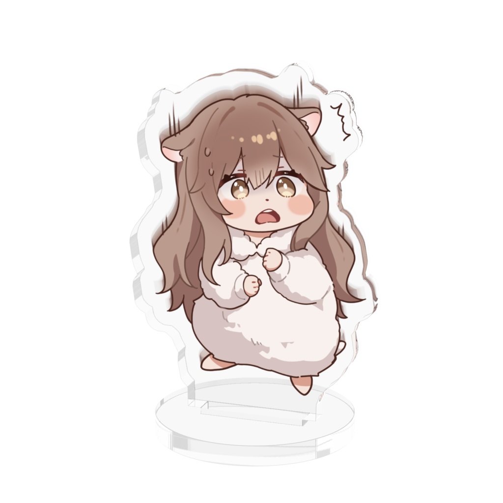 びっくりおむアクリルフィギュア(50mm x 50mm)