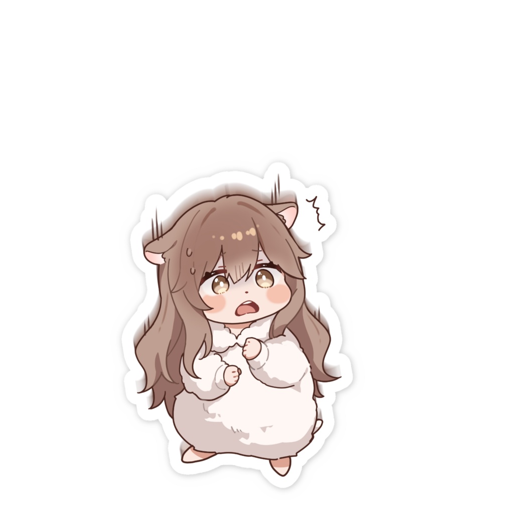 びっくりおむステッカー