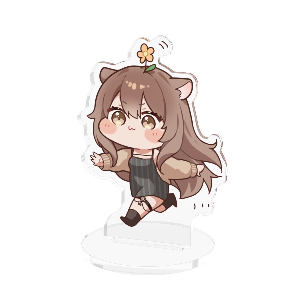 ルンルンおむアクリルフィギュア (70mm x 70mm)