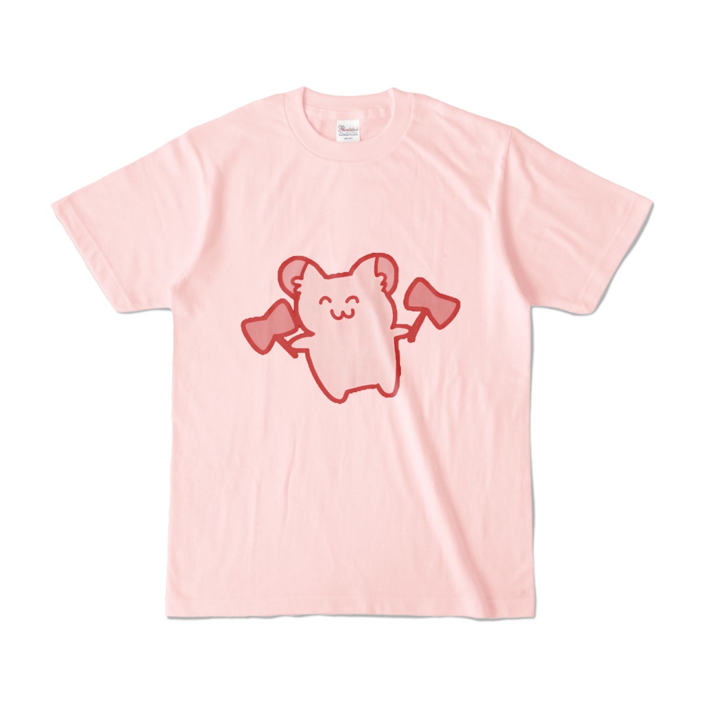 でかおむハムTシャツ(ピンク)