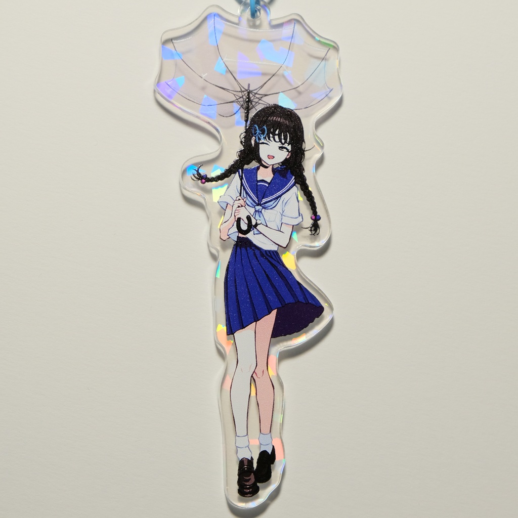 雨森小夜 アクリルキーホルダー+ポストカード 「夏の嵐」