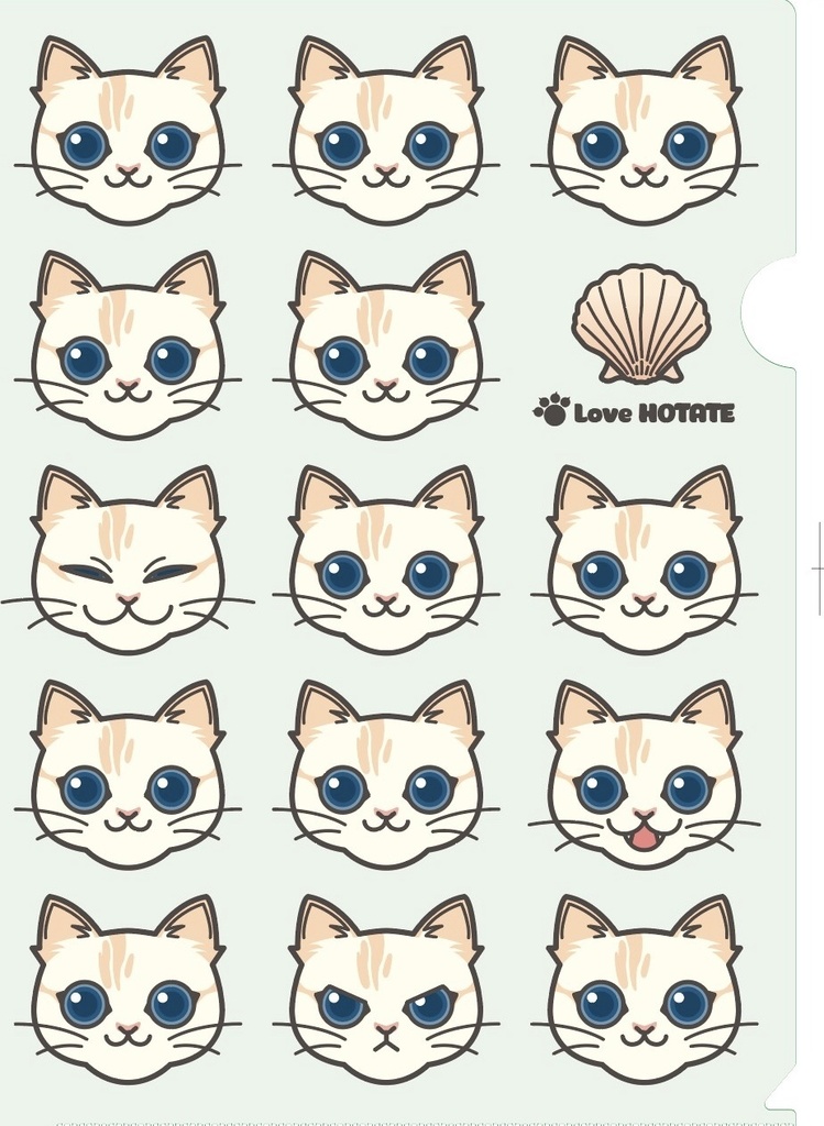 ほたてクリアファイル