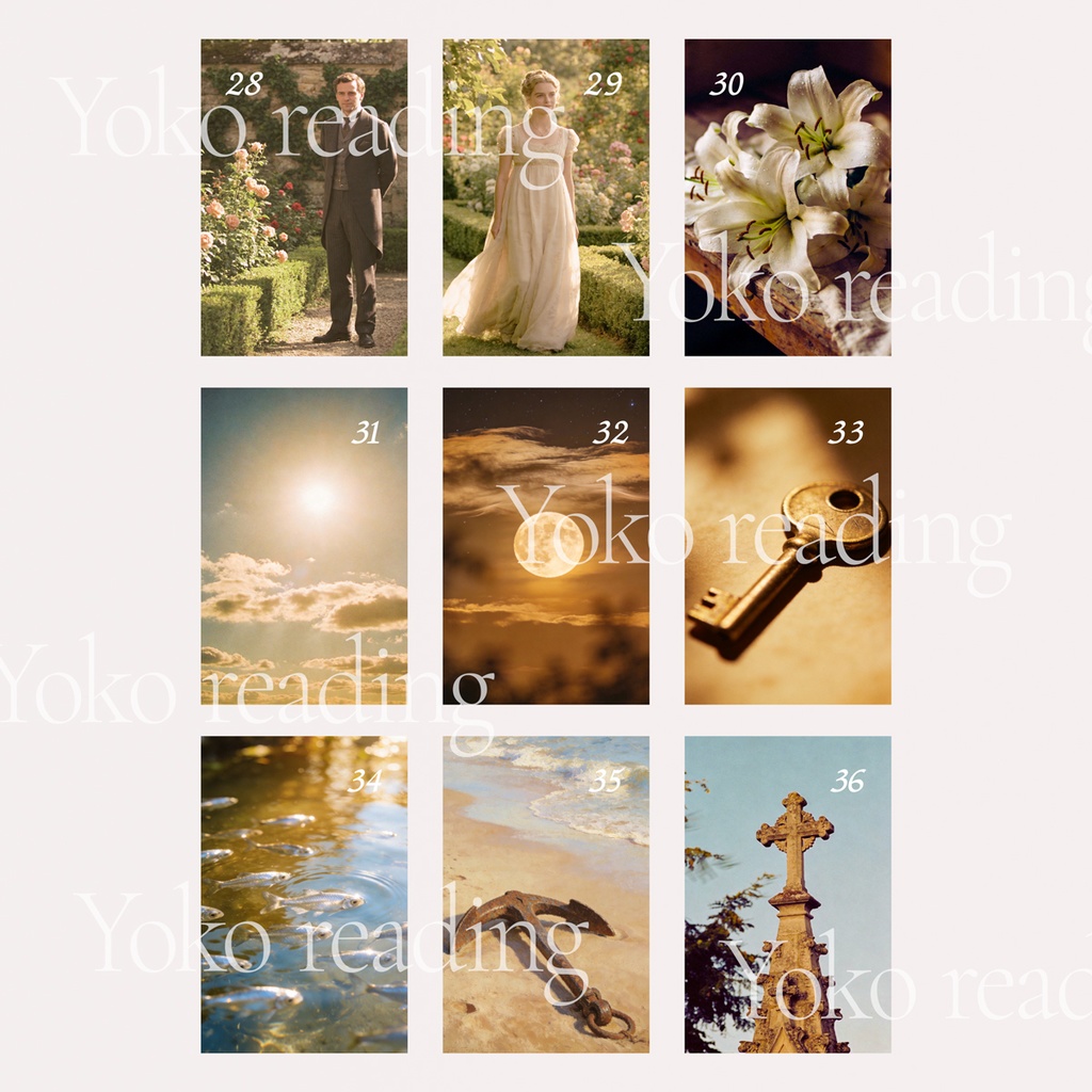 Yoko reading オリジナルルノルマンカード