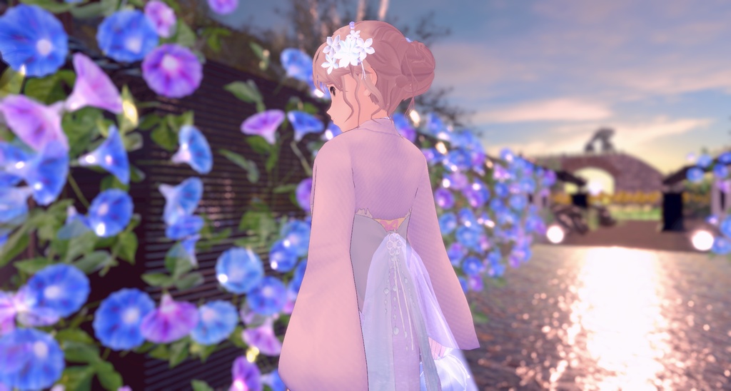 VRoid衣装 男女ゆかた  Cluster対応 (女性用髪型もあり)