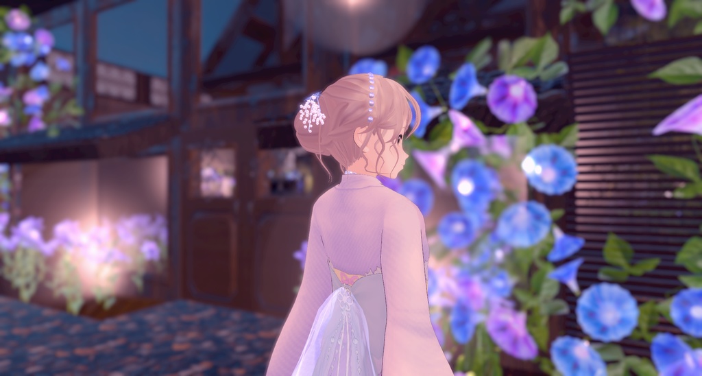 VRoid衣装 男女ゆかた  Cluster対応 (女性用髪型もあり)