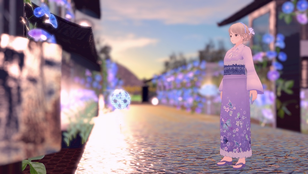 VRoid衣装 男女ゆかた  Cluster対応 (女性用髪型もあり)