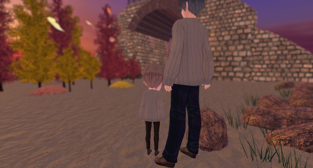 VRoid衣装 秋服カーディガン 色変え可 cluster対応 無料