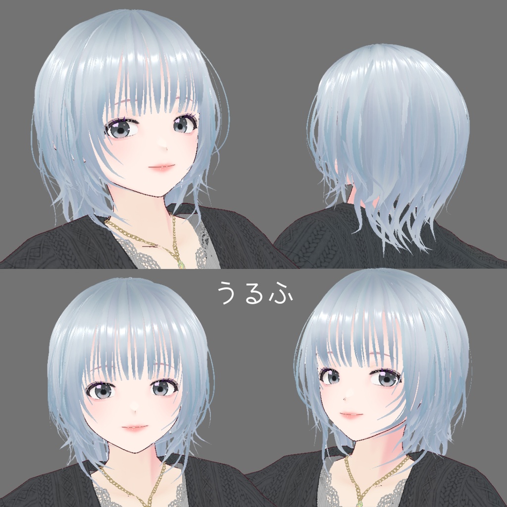 VRoid 髪型 無料あり cluster対応