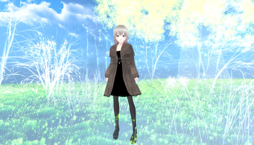 Vroid衣装 カーディガン コート 無料