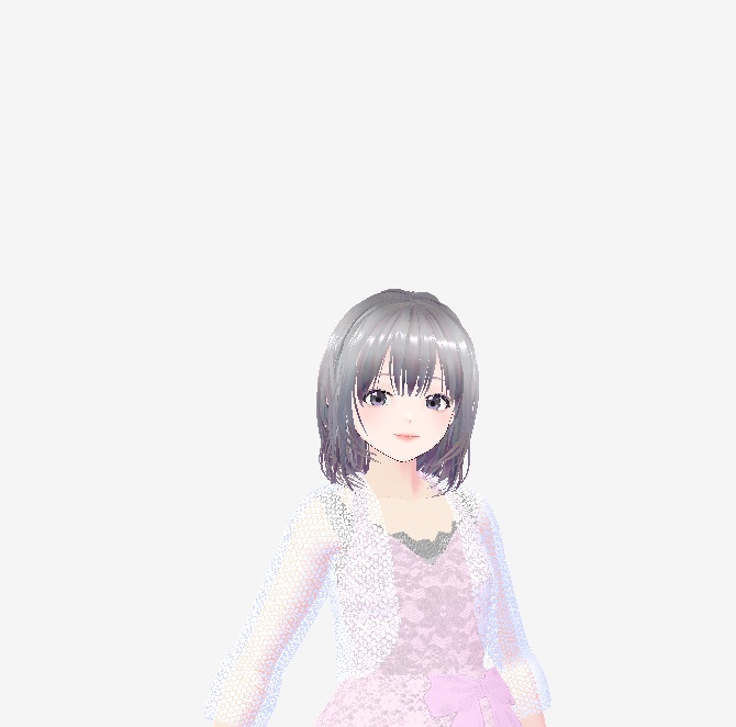 VRoid アバター衣装 レースワンピース 色変え可能 無料あり