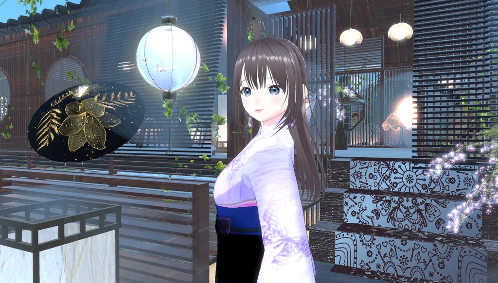 VRoid衣装 和服 袴 着物 clusterアバター対応