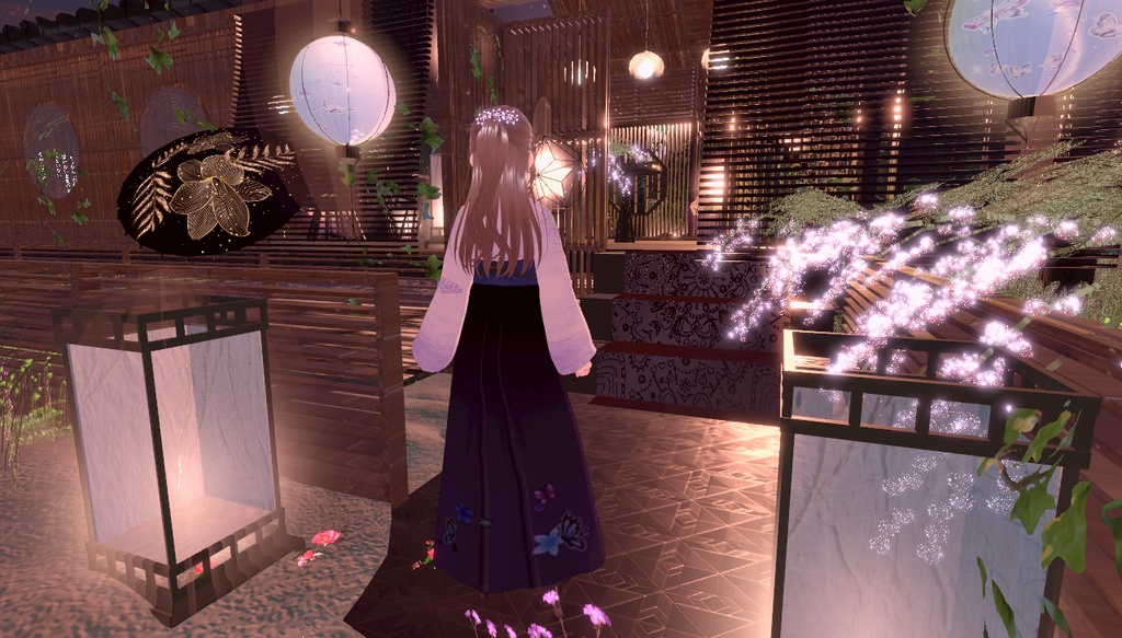 VRoid衣装 和服 袴 着物 clusterアバター対応