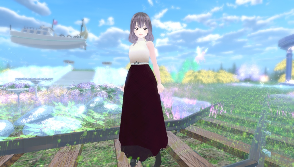 VRoid衣装 フォーマルワンピ Cluster対応