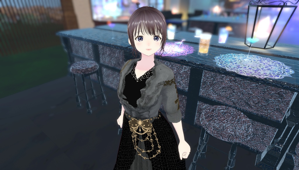 cluster対応アバター VRM 女性フォーマル