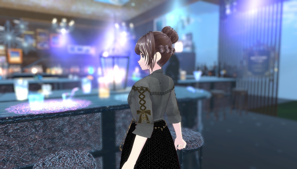 cluster対応アバター VRM 女性フォーマル