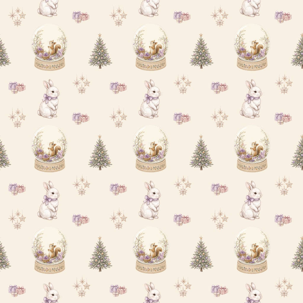 オリジナルスノードーム・デジタルペーパー/Originals Snow Globe Digital Paper