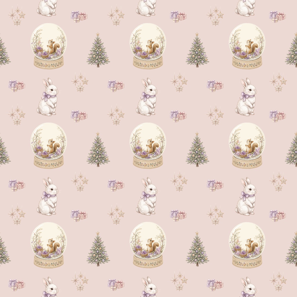 オリジナルスノードーム・デジタルペーパー/Originals Snow Globe Digital Paper