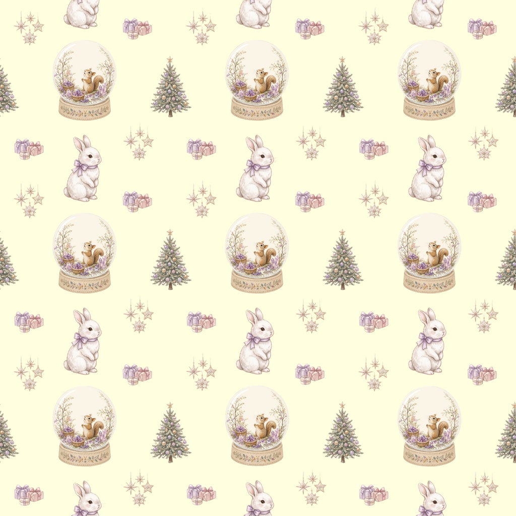 オリジナルスノードーム・デジタルペーパー/Originals Snow Globe Digital Paper