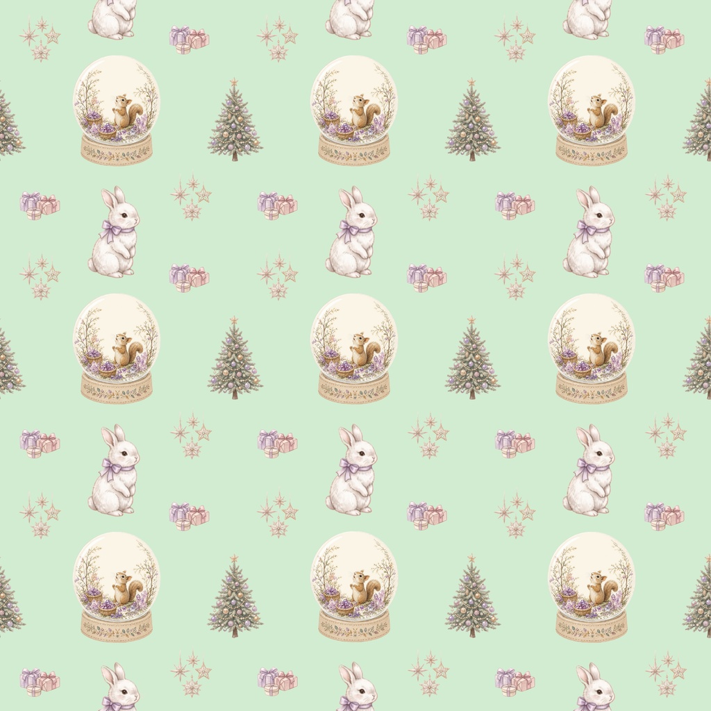 オリジナルスノードーム・デジタルペーパー/Originals Snow Globe Digital Paper