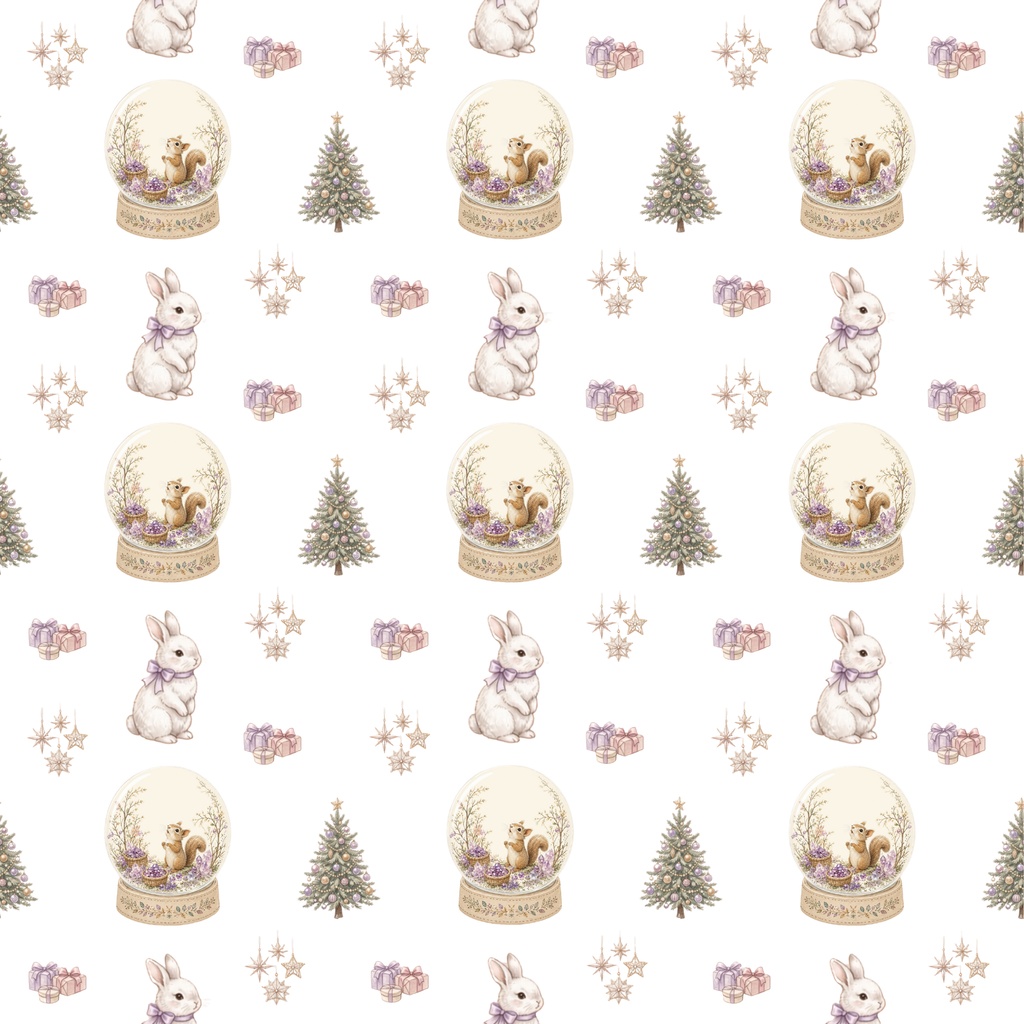 オリジナルスノードーム・デジタルペーパー/Originals Snow Globe Digital Paper