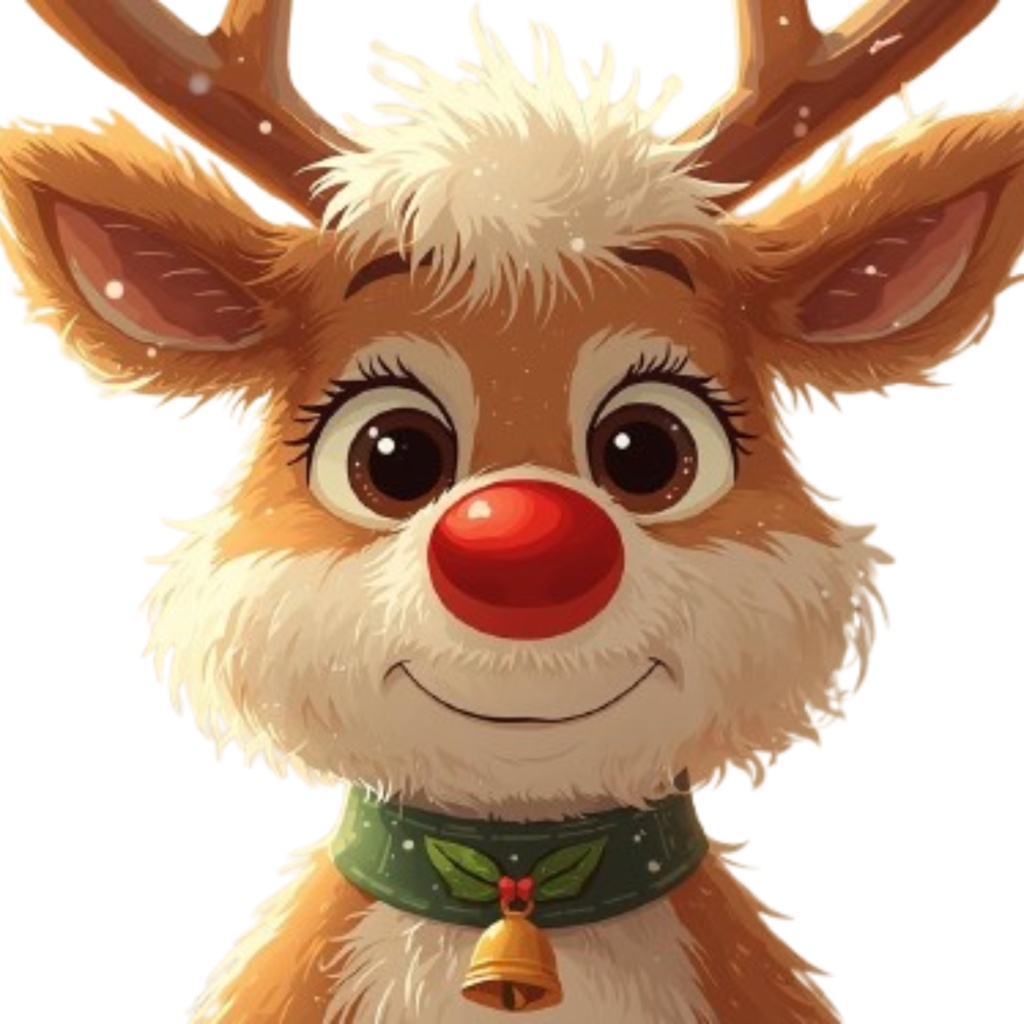 水彩タッチで描かれた、クリスマスの可愛いクリップアート素材セットです。:PNG(背景透過)