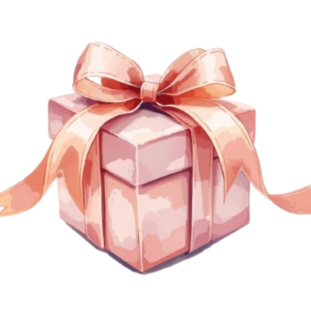 水彩タッチで描かれた、クリスマスの可愛いクリップアート素材セットです。:PNG(背景透過)