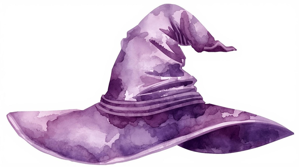 🎃✨ ハロウィンにぴったり!可愛い水彩タッチのクリップアート素材 12点:PNG形式✨🐈⬛🎩