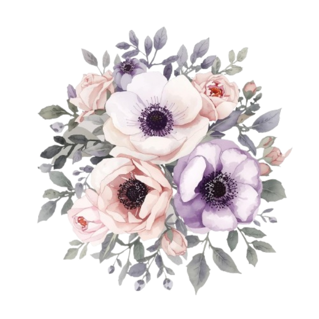 ✨輝くクリスマス・ボタニカル水彩クリップアート集 - 淡彩&華麗スタイル 13点(PNG透過) ✨