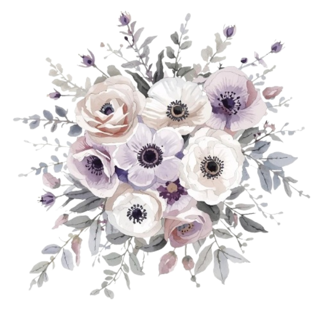 ✨輝くクリスマス・ボタニカル水彩クリップアート集 - 淡彩&華麗スタイル 13点(PNG透過) ✨