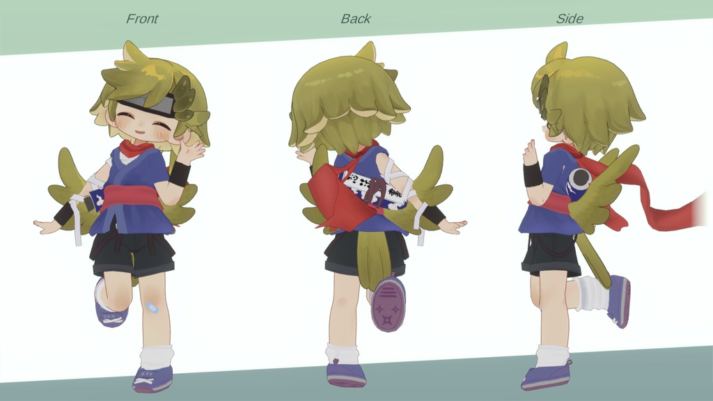 はいぱー忍者【まめひなた・まめふれんず対応衣装】