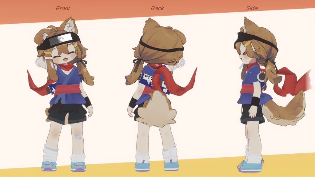 はいぱー忍者【まめひなた・まめふれんず対応衣装】