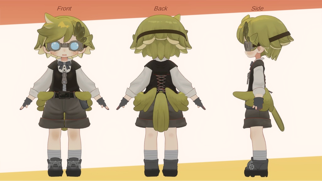 スチームキッズ【まめふれんず対応衣装】