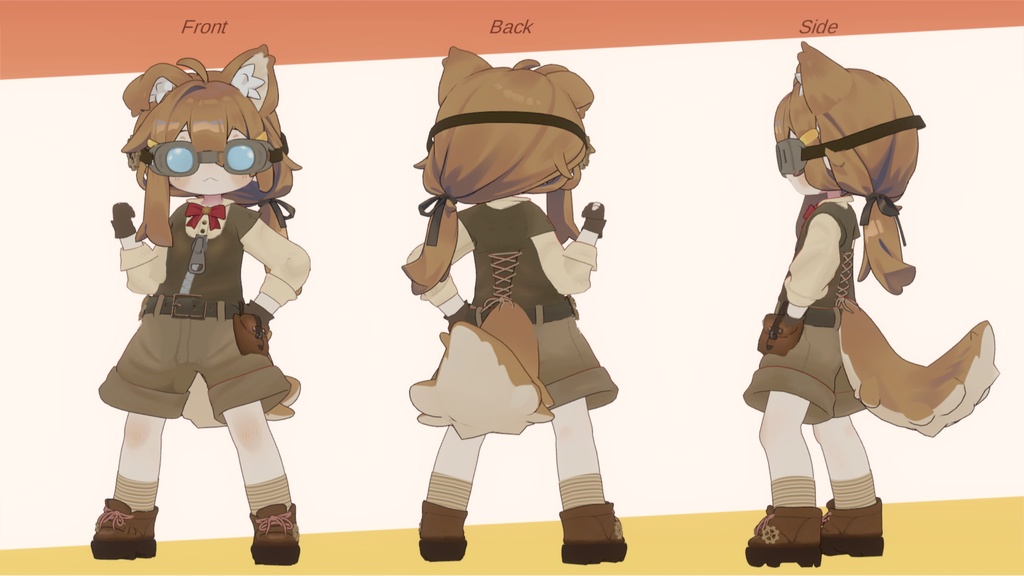 スチームキッズ【まめふれんず対応衣装】