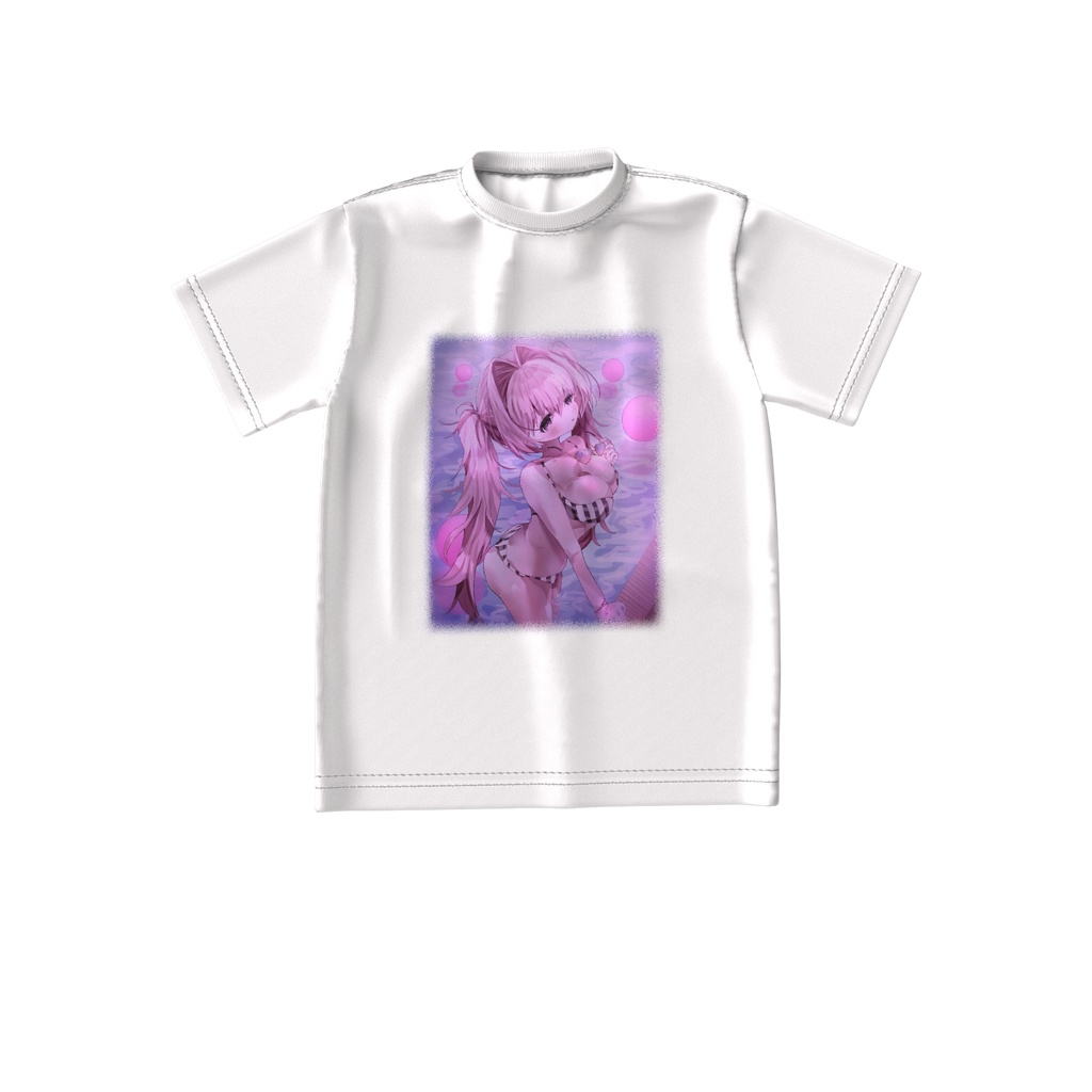 ビッグシルエットTシャツ Night pool