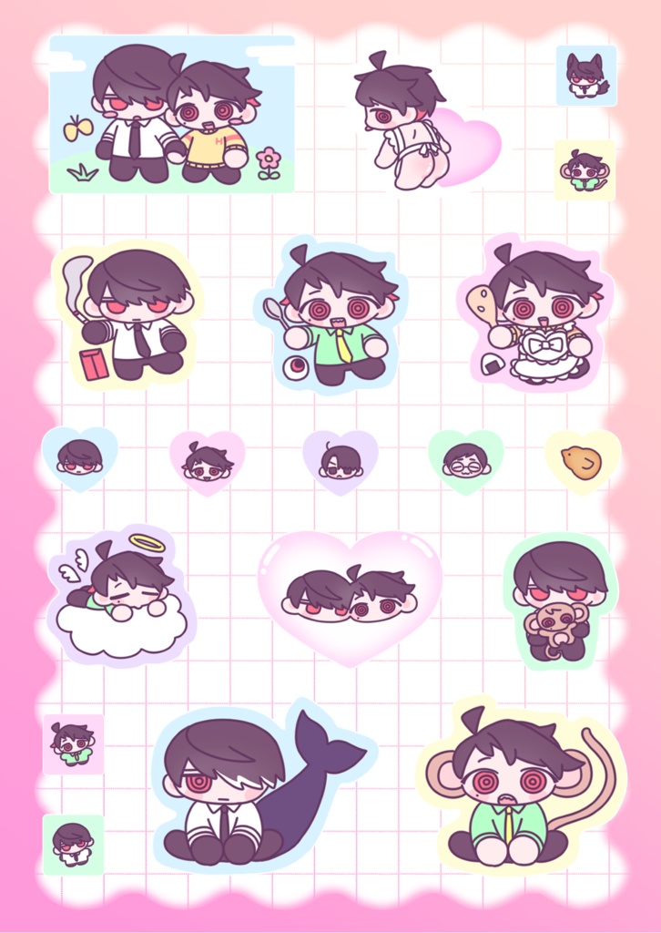 【大汐】ぷっくりシール