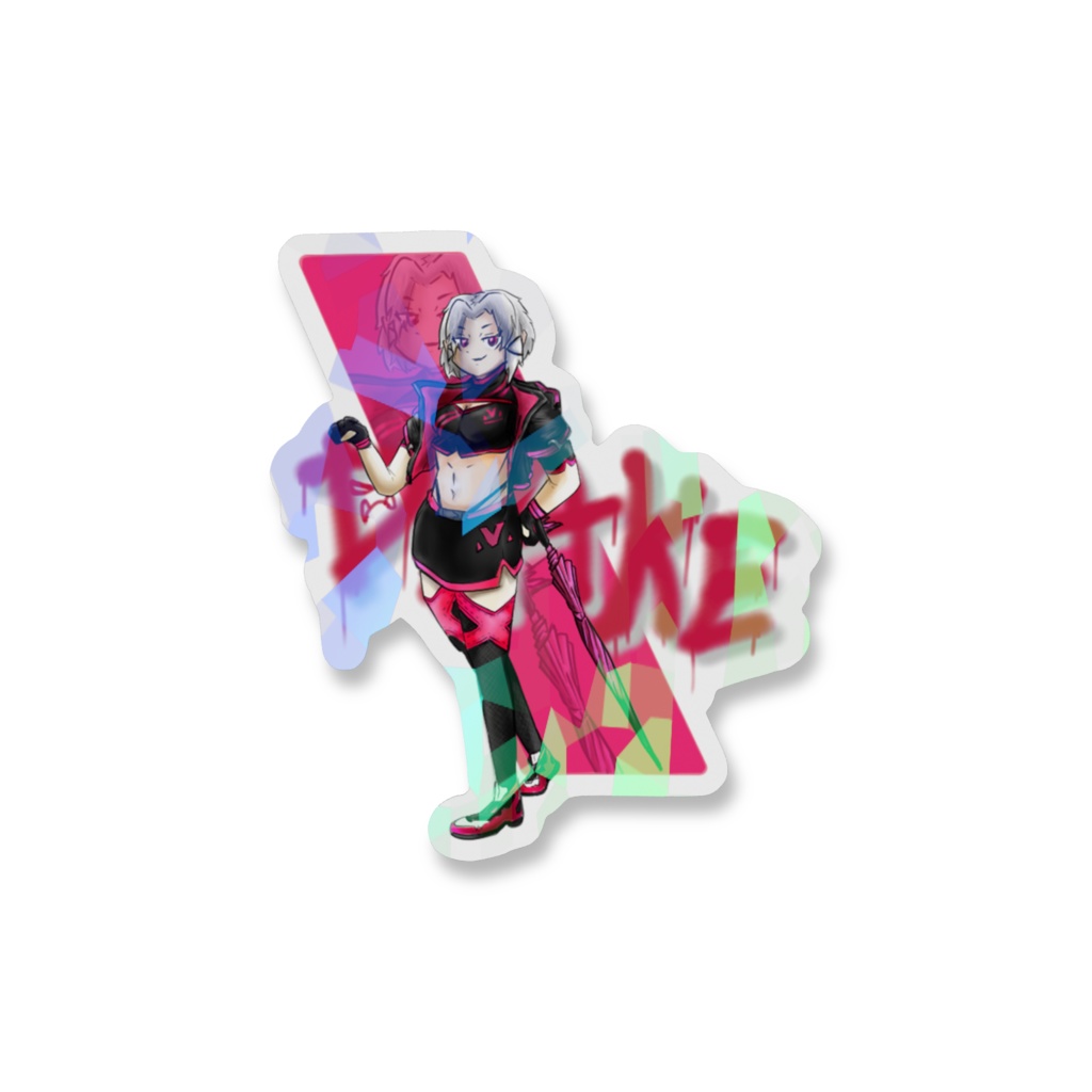 ドレイク:レースクイーンヴィラン ホログラムステッカー