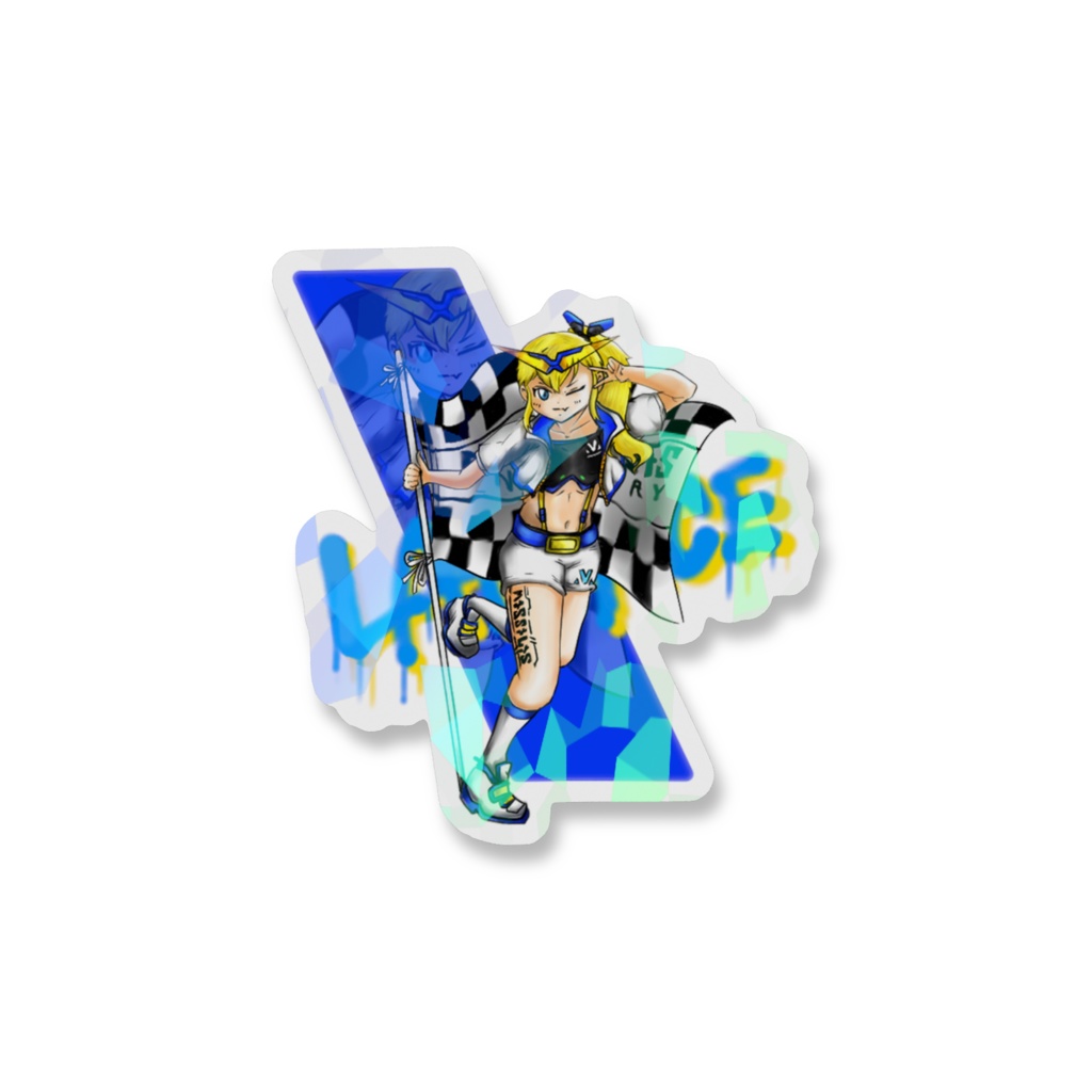 ラプラス:レースクイーンヒーロー ホログラムステッカー